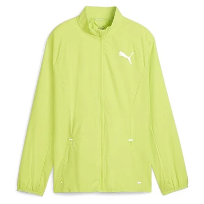 Chaqueta con cremallera completa PUMA Run Elite Ultraweave verde informal ropa exterior deportiva Foto 1 de 2
