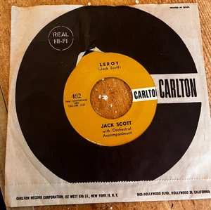 HEAR- 1958 KILLER ROCKABILLY - JACK SCOTT - LEROY - CARLTON - Foto 1 di 4