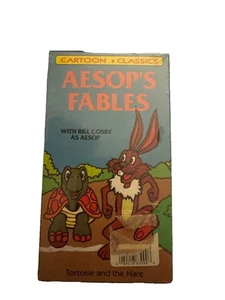 Cartoon Classics Aesop’s Fables Vintage VHS Bill Cosby As Aesop Tortoise & Hare - Picture 1 of 2