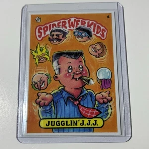 Jason Crosby Auto Spiderweb Kids GPK Garbage Pail Series 1 - Picture 1 of 2