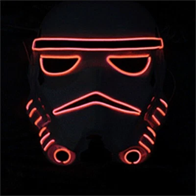 Star Wars Stormtrooper Wearable Mask Cosplay Halloween LED Helmet Headwear Props - Image 1 of 4