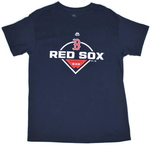 Majestic Boston Red Sox MLB Camiseta Azul Marino Adulto Talla Grande Camiseta Béisbol - Imagen 1 de 11