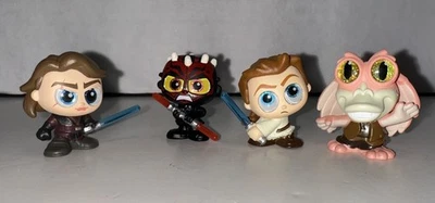 迪士尼 Doorables 星球大战系列 2 批量 欧比旺·阿纳金·达斯·摩尔罐 全新 — 第 1/2 张图片