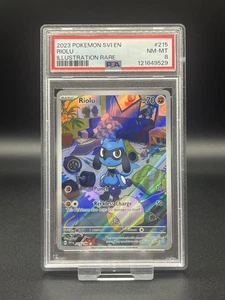 Riolu 215/198 PSA 8 Scarlet & Violet Base Pokemon Card - Picture 1 of 2