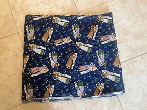 5 YDS COTTON QUILT FABRIC, DAISY KINGDOM PEACE ANGEL ALLOVER - Picture 1 of 5