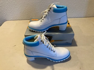Lugz женские ботинки Shifter размер 9 M бирюзовый/белый шнурует вверх зимние отличном - Изображение 1 из 4