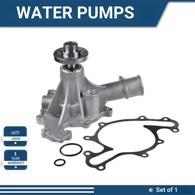 Fit 1997 1998 1999-2008 Ford E-150 Club Wagon E-250 Econoline F-150 Water Pumps - Image 1 of 4
