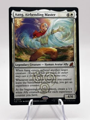 Aang, Airbending Master 0074 Avatar: the Last Airbender Eternal TLE MTG NM - Image 1 of 2