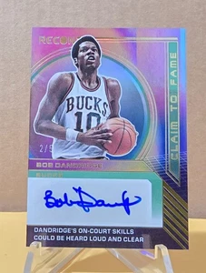 2022 Panini Recon BOB DANDRIDGE *CLAIM TO FAME AUTO* /5 #d2/5 - Picture 1 of 2