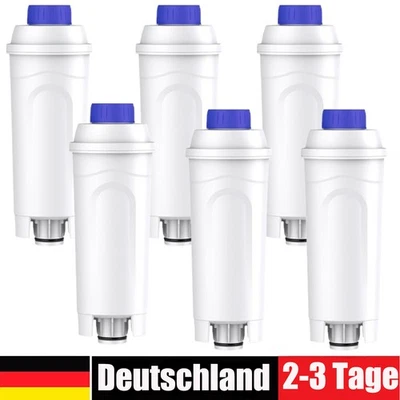 MARKENLOS 6x Wasserfilter für DeLonghi für DLSC002 ECAM ESAM ETAM Ersatzfilterset