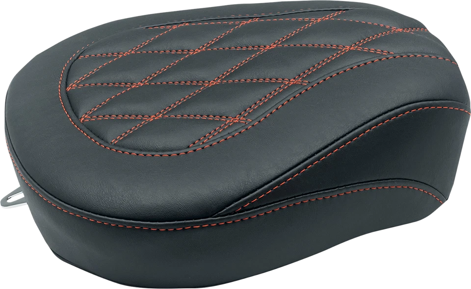 Asiento de pasajero Mustang Wide Tripper para Harley-Davidson negro con American Beau... Foto 1 de 1