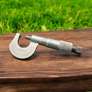 Starrett No. 576 0 to 1/2” outside micrometer - round ball anvil - Made in U.S.A - Picture 1 of 10