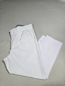 ELEVENTY PLATINUM Made in Italy Stretch Cotton Milano Pants White Size 38 X 27 - Picture 1 of 8
