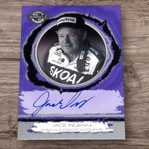 Jack Ingram PACK PULLED NASCAR HOFer VINTAGE signed card 2006 WHEELS AUTHENTICS - Picture 1 of 2