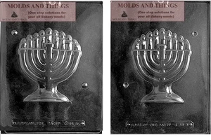 Jewish Menorah Chocolate Candy Mold–Hanukkah Religious Mold for Candy Chocolate - Picture 1 of 1