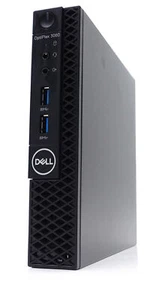 Dell Optiplex 3060 Micro PC i3-8100T, 4 GB RAM, 128 GB SSD, Win10, ohne Netzteil - Bild 1 von 5