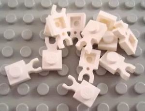 LEGO Lotto di 12 Pezzi Piastra Clip Verticale Bianca 1x1 - Foto 1 di 1