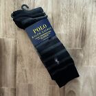 Polo Ralph Lauren Dress Socks 3 Pair Black Polo Trouser Slack Sock