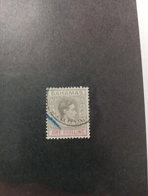 Stamps Of Bahamas Scott 110a Grey Black And Carmine. - Image 1 of 2