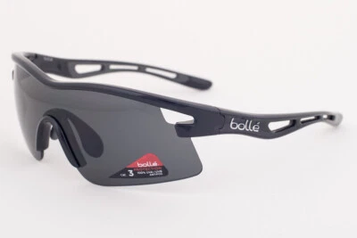 Gafas de sol Bolle VORTEX negras brillantes/grises PC True Neutral Smoke TNS 11858 136 mm Foto 1 de 3