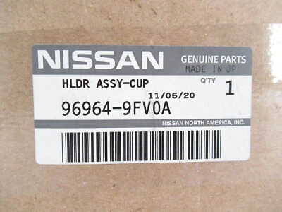 Soporte interior para teléfono celular Nissan 96964-9FV0A 2017-2021 serie Titan original OEM Foto 1 de 4