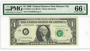 $1 1969 FRN Kansas City 66 EPQ - Picture 1 of 2