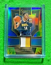 GARY HARRIS PATCH PRIZM CARD SP#/25 DENVER NUGGETS 2017-18 SELECT BASKETBALL SP 