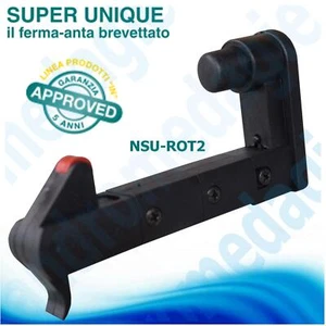 SUPER UNIQUE NSU-ROT2 NEGRO Topes para puertas de doble espesor - Imagen 1 de 4