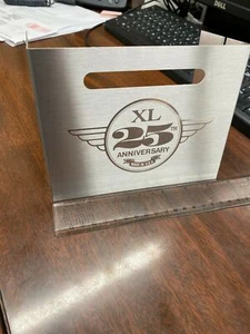 NOS Battery Cover Harley Ironhead Sportster 25th anniversary Emblem XLHA Lt 1982 - Picture 1 of 5