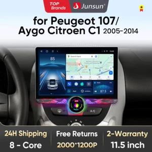 Für Toyota Aygo Citroen C1 Peugeot 107 Autoradio Android 13 GPS Navi Wifi 4+64GB - Bild 1 von 13