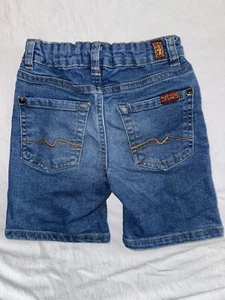 7 For All Mankind Jean Shorts Kids Size 4T - Picture 1 of 7