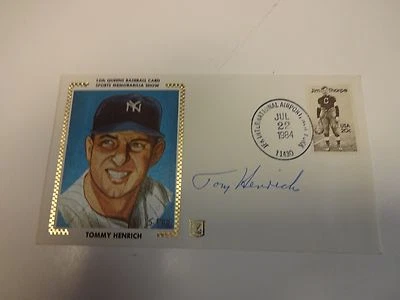Tommy Henrich Autographed Cache New York Yankees JSA M92207 - Image 1 of 2