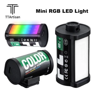 TTArtisan RGB Lumière LED Magnétique Portable Pleine Couleur Sur Caméra Vidéo Feux de Remplissage - Photo 1 sur 8
