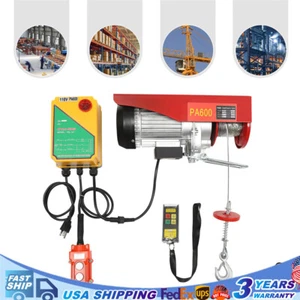 2 in 1 Electric Hoist 1320 lbs With Wireless Remote Control Steel Electric Lift - Bild 1 von 18