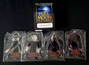 Attic Cards Full Moon Features 4 Card Set Puppet Master Clear Diecut Series 1 - Picture 1 of 1
