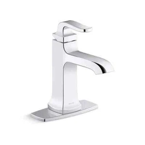 KOHLER Rubicon Single Hole Single Handle Bathroom Faucet in Polished Chrome - Picture 1 of 9