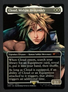 ***Cloud, Midgar Mercenary Pro Tour Promo*** MTG Final Fantasy Kid Icarus - Picture 1 of 2