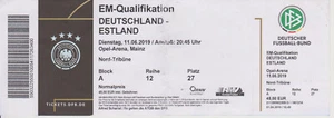 Ticket Deutschland - Estland Qualifikationsspiel in Mainz für die EM2020 - Bild 1 von 2