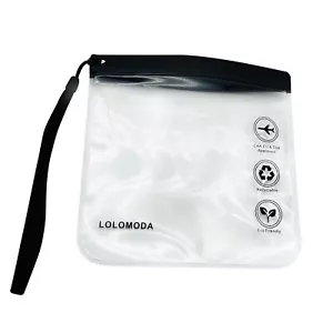 Clear Toiletry Cosmetic Transparent Bag Travel Makeup Bag Pouch for Camping - Picture 1 of 12