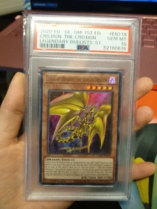 2020 YUGIOh LDS1-EN118 Fluch des Drachen, des verfluchten Drachen 1. Auflage PSA 10 EDELSTEINE NEUWERTIG - Bild 1 von 3