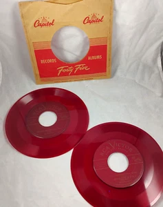 RCA Victor Red Seal Records 45 RPM 2 Records Jose Iturbi Pianist Read Below Red - Picture 1 of 6