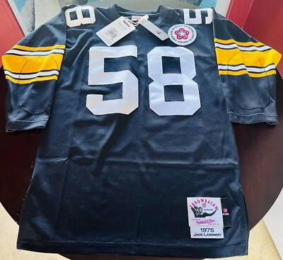 Camiseta Mitchell & Ness Auténtica NFL Pittsburgh Steelers Jack Lambert Talla 40M Foto 1 de 4