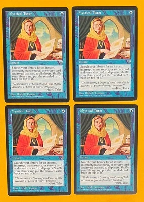 MTG MYSTICAL TUTOR (x4) Mirage (OldManMTG 010-233) - Image 1 of 3
