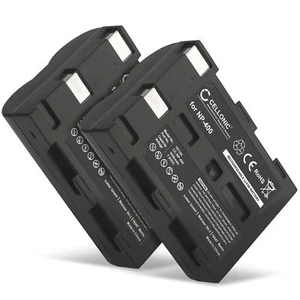 2x Battery for Konica Minolta Dynax 5D Dynax 7D DiMAGE A2 DiMAGE A1 1600mAh - Picture 1 of 7