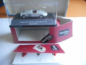 Starline 159443 Stanguellini 1100 Sport n.256 Mille Miglia 1951 Forbici 1:43+Scatola - Foto 1 di 12