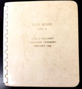 NASA 1966 APOLLO PHOTO ALBUM RECOVERY OF AS-201 CAPSULE USS BOXER rare - Picture 1 of 14
