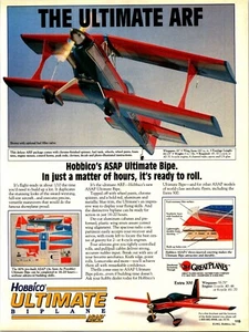 Hobbico ULTIMATE RC Airplane Vintage 1993 Print Ad Ephemera Wall Decor - Picture 1 of 1