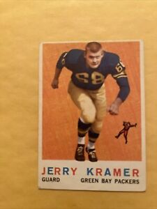 1959 Topps Jerry Kramer Green Bay Packers 116 Low Grade Free Shipping