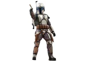 STAR WARS EP. II JANGO FETT Action Figure 1/6 Brown Box Hot Toys Sideshow MMS589 - Imagen 1 de 9