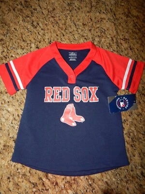 Boston Red Sox Girls Jersey MLB Baseball Genuine Merchandise Size XS (4/5) NWT - Image 1 of 3